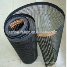 ptfe teflon fabirc wire mesh conveyor belt with kevlar border